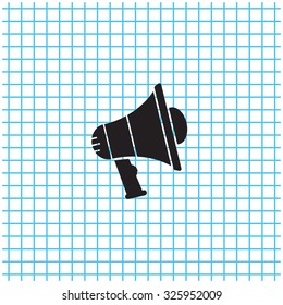 Pictograph of megaphone