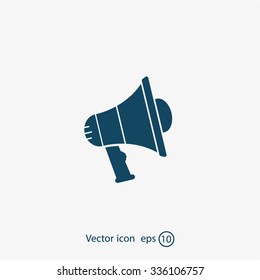 Pictograph of megaphone