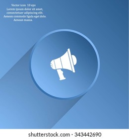 Pictograph of megaphone