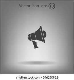 Pictograph of megaphone
