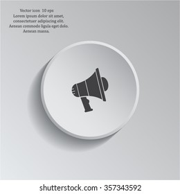 Pictograph of megaphone