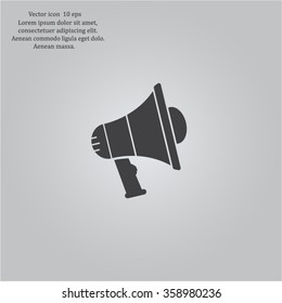 Pictograph of megaphone
