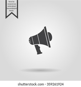 Pictograph of megaphone