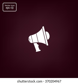 Pictograph of megaphone