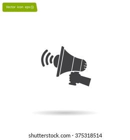 Pictograph of megaphone
