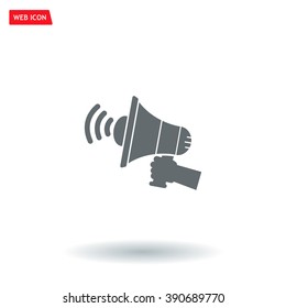Pictograph of megaphone