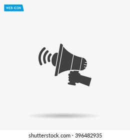 Pictograph of megaphone
