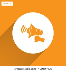 Pictograph of megaphone