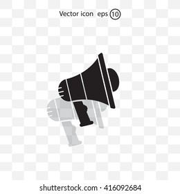 Pictograph of megaphone