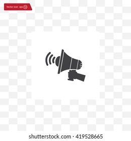 Pictograph of megaphone