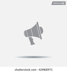 Pictograph of megaphone