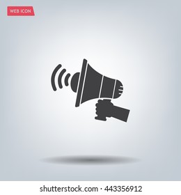 Pictograph of megaphone