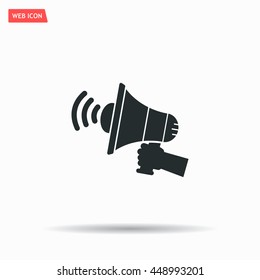 Pictograph of megaphone
