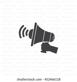 Pictograph of megaphone