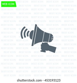 Pictograph of megaphone