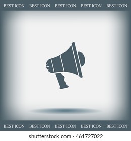 Pictograph of megaphone