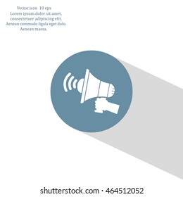 Pictograph of megaphone