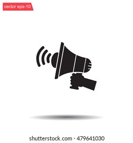 Pictograph of megaphone