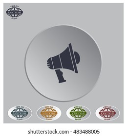 Pictograph of megaphone