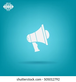 Pictograph of megaphone