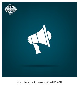 Pictograph of megaphone