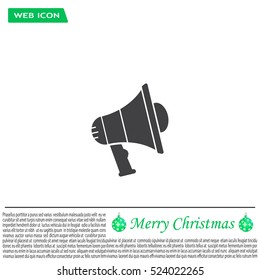 Pictograph of megaphone