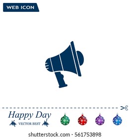 Pictograph of megaphone