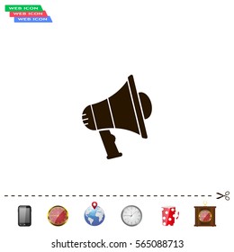 Pictograph of megaphone
