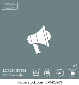 Pictograph of megaphone