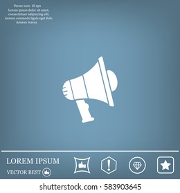 Pictograph of megaphone