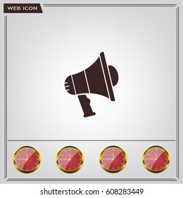 Pictograph of megaphone