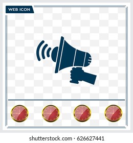 Pictograph of megaphone