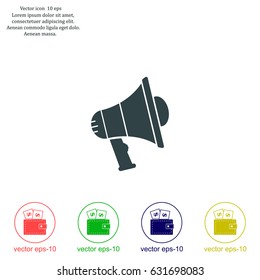 Pictograph of megaphone