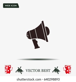 Pictograph of megaphone