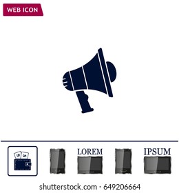 Pictograph of megaphone