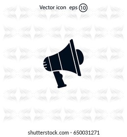 Pictograph of megaphone