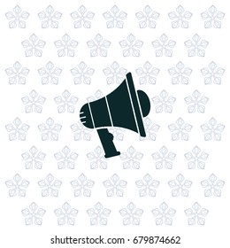 Pictograph of megaphone