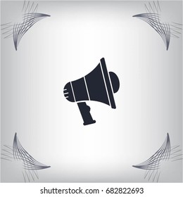 Pictograph of megaphone