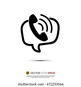 Pictograph of Message and chat about phone for icon, logo and identity designs
