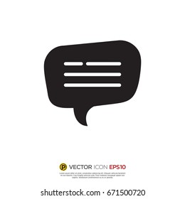 Pictograph of Message and chat for icon, logo and identity designs