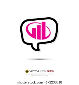 Pictograph of Message and chat for icon, logo and identity designs