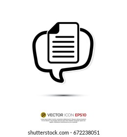 Pictograph of Message and chat for icon, logo and identity designs