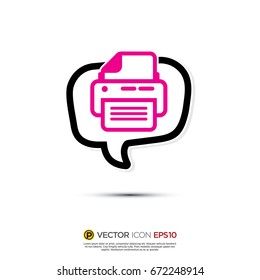Pictograph of Message and chat for icon, logo and identity designs. Neon color
