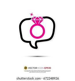 Pictograph of Message and chat for icon, logo and identity designs. Neon color