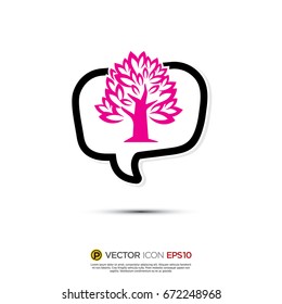 Pictograph of Message and chat for icon, logo and identity designs. Neon color