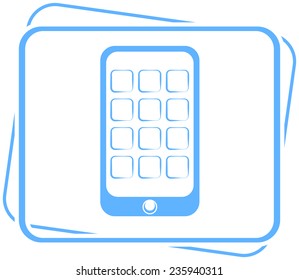 Pictograph of mobile