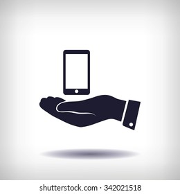  Pictograph of mobile icon