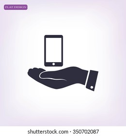  Pictograph of mobile icon