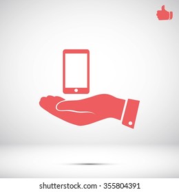  Pictograph of mobile icon