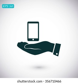  Pictograph of mobile icon